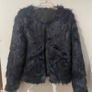 Faux Fur Ink Jacket